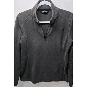 The North Face‎ women's fleece jacket black zip up size S